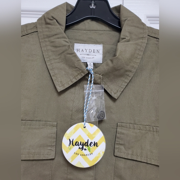 Hayden Olive Green Utility Jacket - Picture 3 of 9